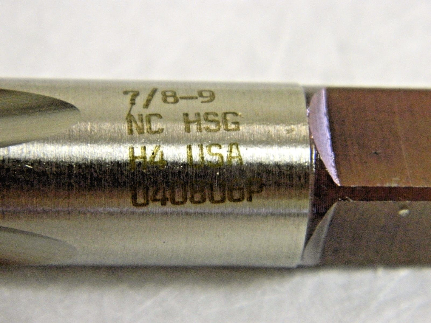 Hertel HSS Hand Tap Set 7/8"-9 UNC H4 4-Flutes Qty. 2 #02385441