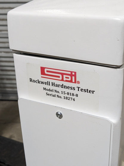 SPI Rockwell Hardness Tester w/ Digital Display A / B / C / F Scale DAMAGED