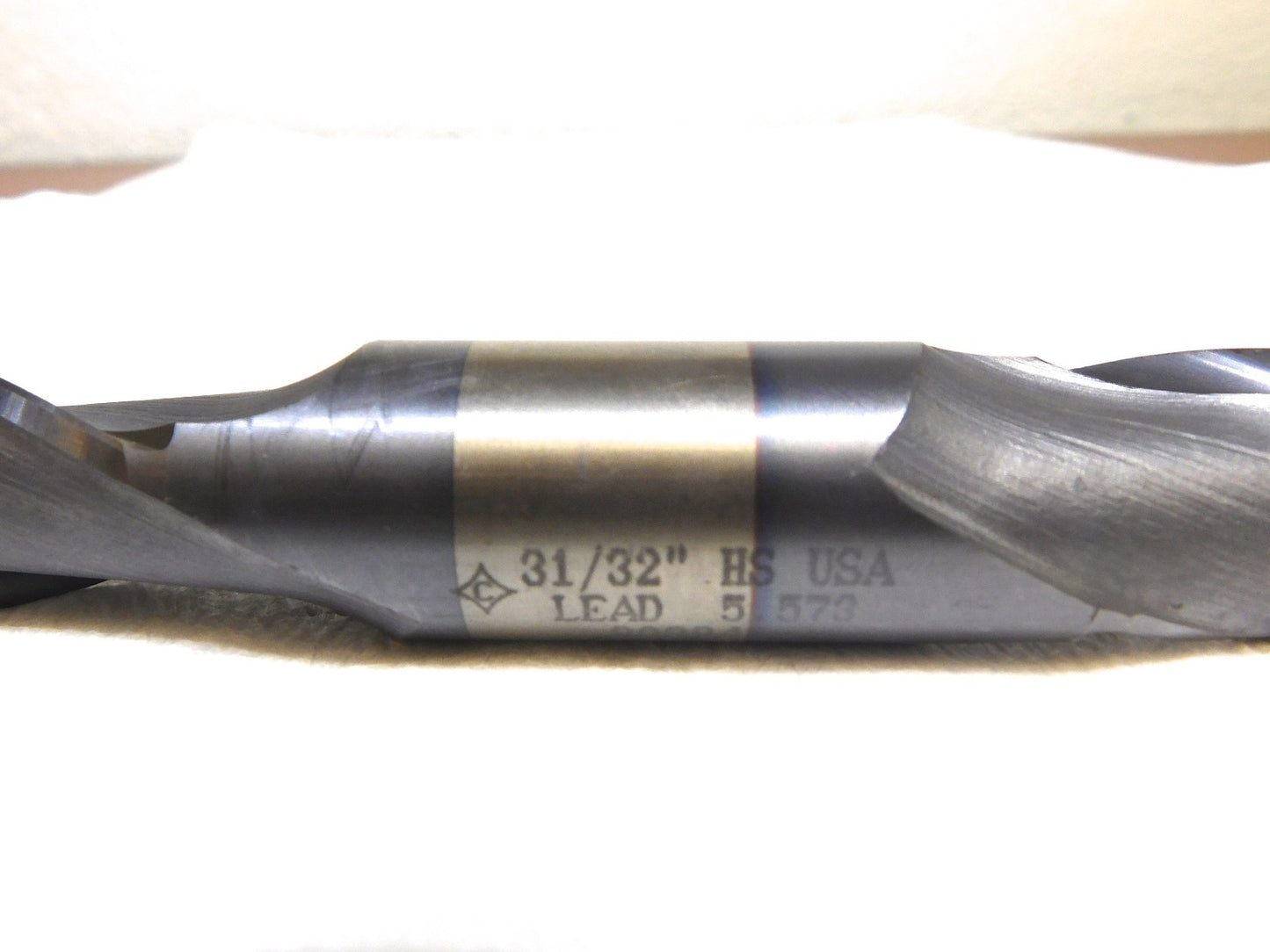 Cleveland HSS Sq Double End Mill 31/32 Dia TiCN 2Fl 1-5/8 LOC 6-3/8OAL C33728