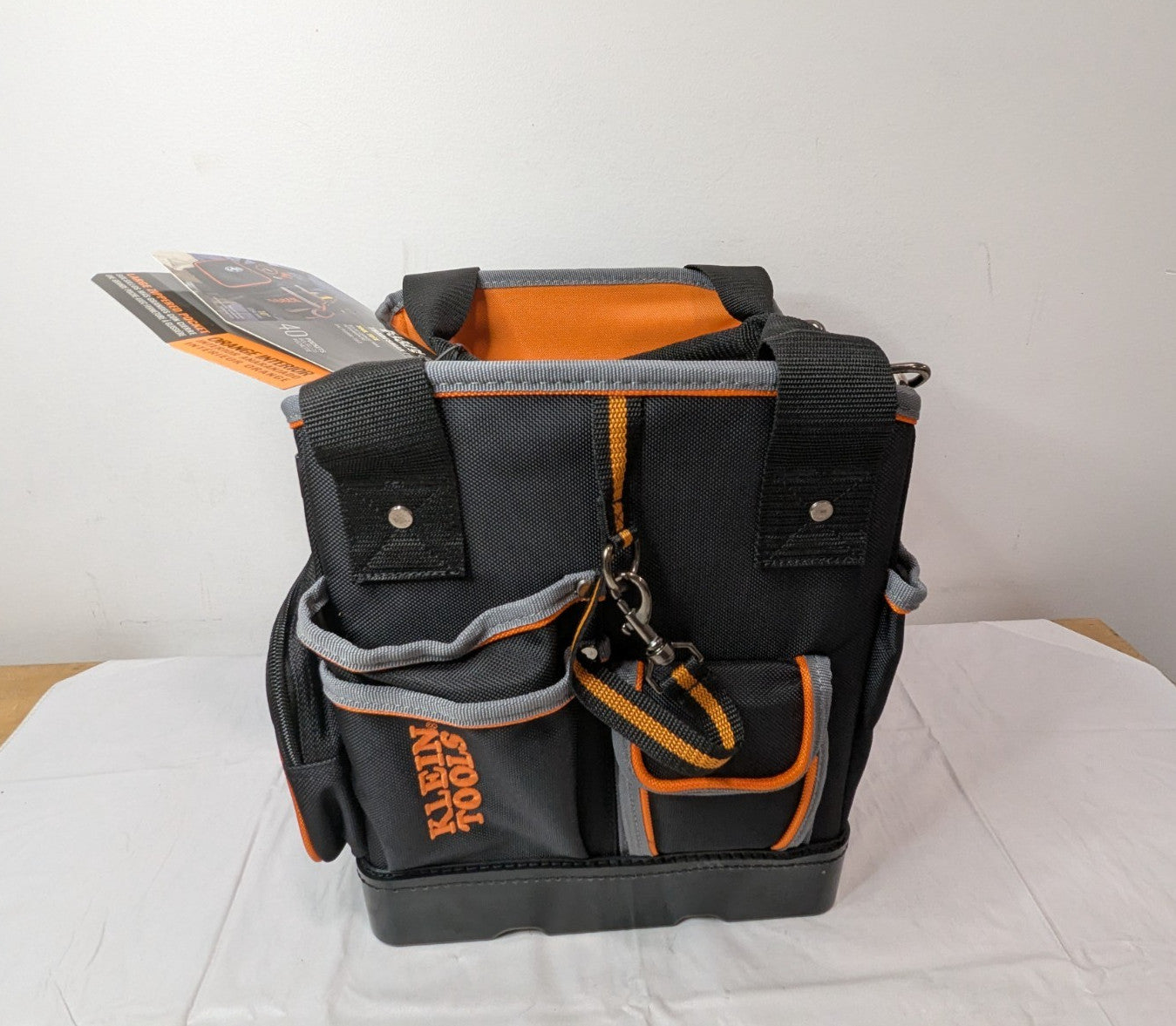 Klein Tools Tool Bag 40 Pocket 10-1/4" Wide X 10" Deep, 12-1/4" High 5541610-14