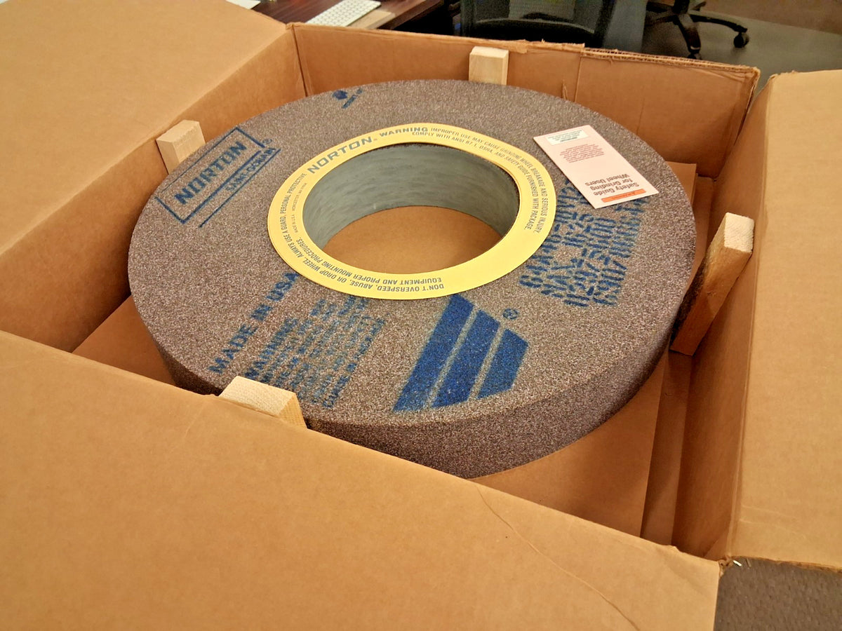 Norton Type 1 Centerless & Cylindrical Grinding Wheel 20" Dia 69078666447