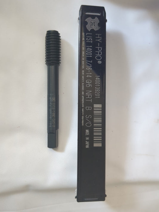 OSG Thread Forming Tap: 7/16-14 UNC Cobalt, Steam Oxide Finish 1400139201