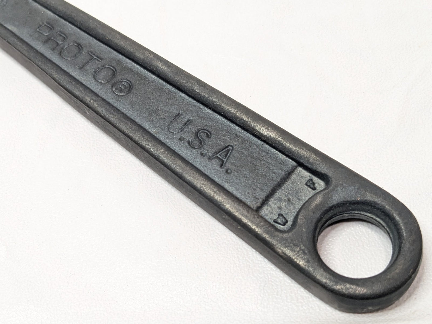 Proto Protoblack Non-Insulated Adjustable Wrench 1-1/8" Jaw Cap X 8" OAL J708S