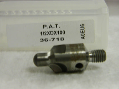 Pan America Tool  1/2 W/"D" 100º Solid Carbide Stop Countersinks 36-71