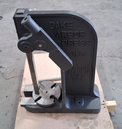 Dake Arbor Press 1" Ram 4-1/2" Throat Depth FOR PARTS/REPAIR 901005