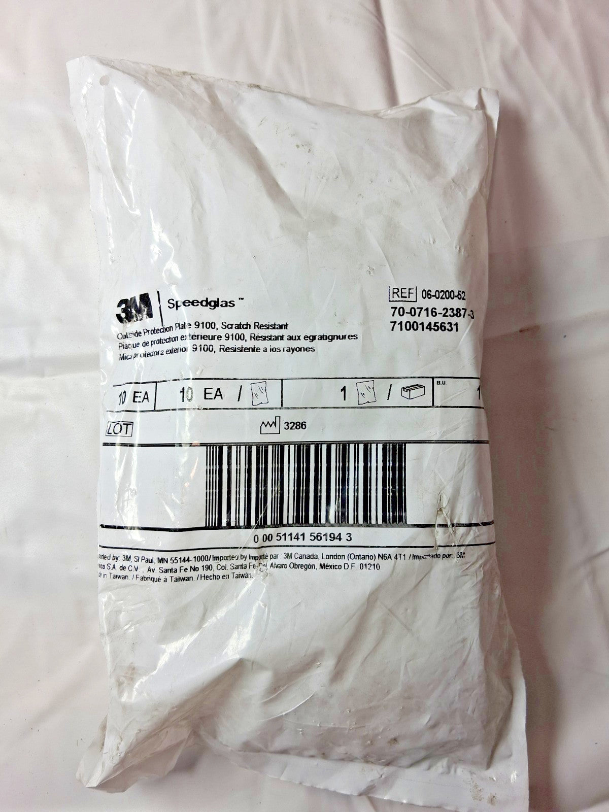 3M Resin Outside Protection Welding Plates 10PK 7100145631