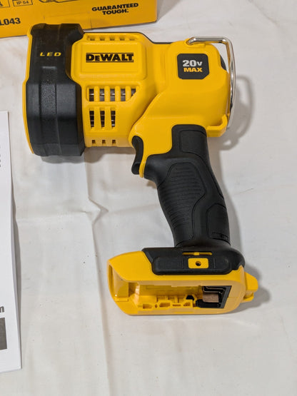 DeWALT Cordless Work Light: 20V, 1,000 Lumens DCL043 TOOL ONLY