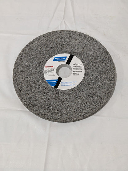 NORTON Surface Grinding Wheel: 8" Dia, 1/2" Thick, 1-1/4" Arbor,