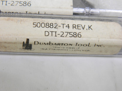 2 Pack Dumbarton Tool Carbide End Mills Ticn 3 Oal 3Fl 500882-T-4