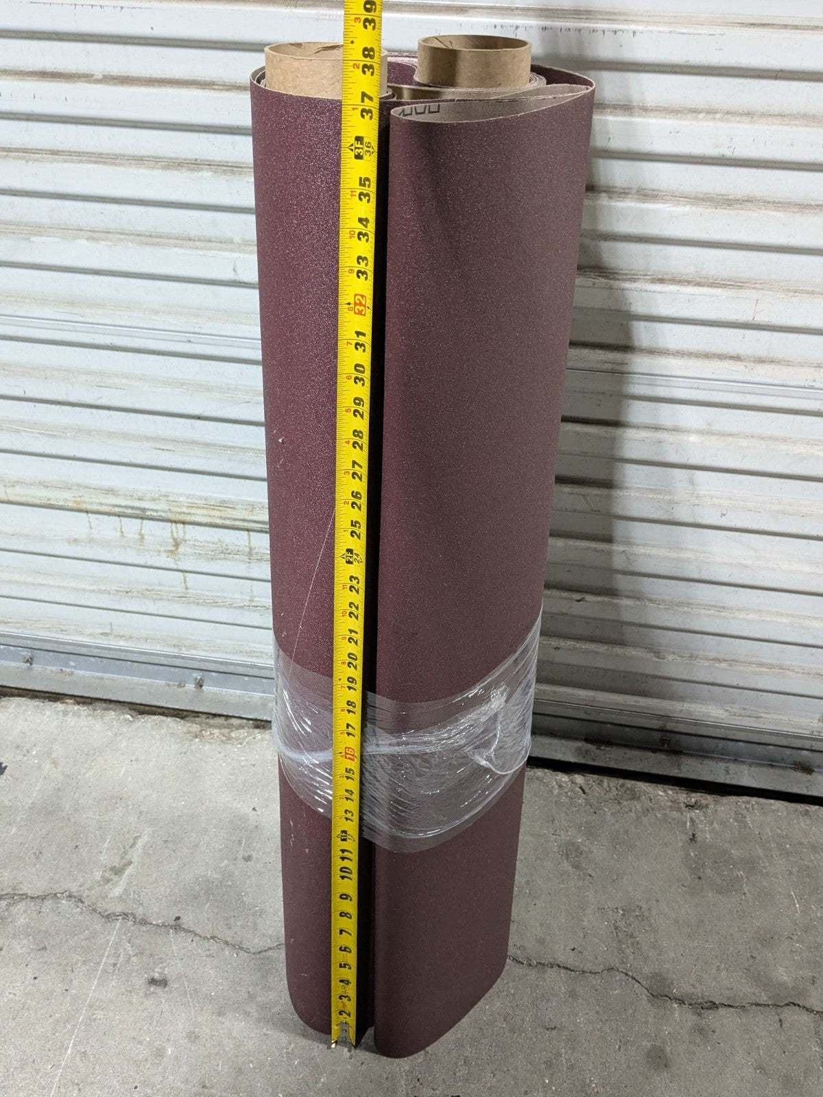 Lot of 3 - 3M Abrasive Belt 75" x 37" Aluminum Oxide Cloth Belt 80 Grit 66638