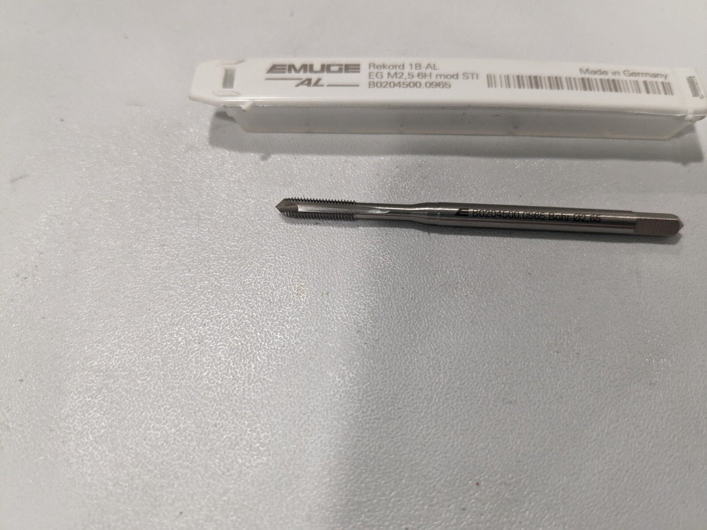 EMUGE Spiral Point STI Tap: M2.5 x 0.45 Metric Coarse 2 Fl B0204500.0965
