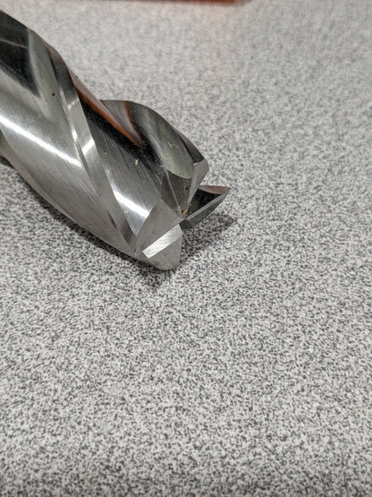 HERTEL Corner Radius End Mill: 1 Dia, 2 LOC, 4FL, 0.0200 Radius 89338164