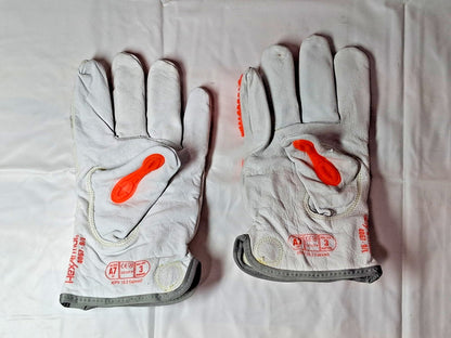 HexArmor Leather Impact Gloves Chrome SLT 4067 Cut A7 Size 9 L 1 PR QTY2 4067-L