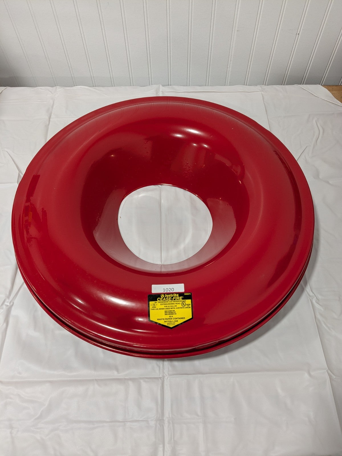 JUSTRITE Cease-Fire Red Steel Head (ONLY) for 30-Gallon Drum 26330 DAMAGED
