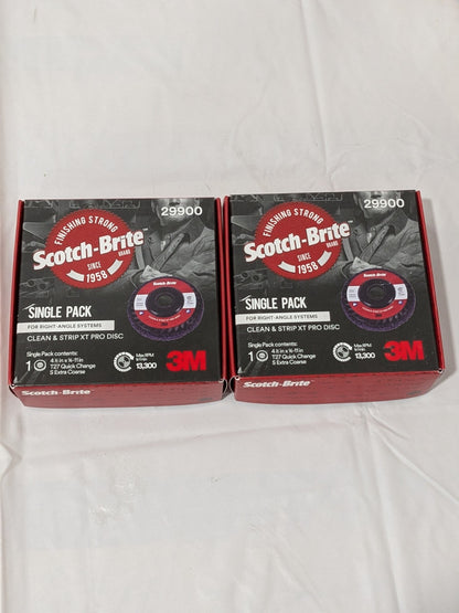 3M Deburring Disc: 4-1/2" Dia, Extra Coarse, Silicon Carbide Qty 2 71001760