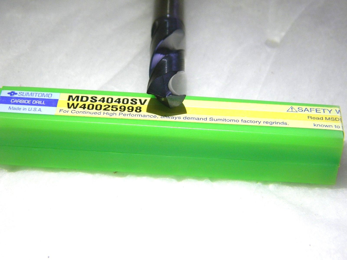 Sumitomo Screw Machine Length Drill Bits  Decimal Inch 0.4040 U100904