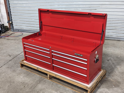 Waterloo Top Chest Tool Box 8-Drawer 52" W x 18" D 20" H Steel Re