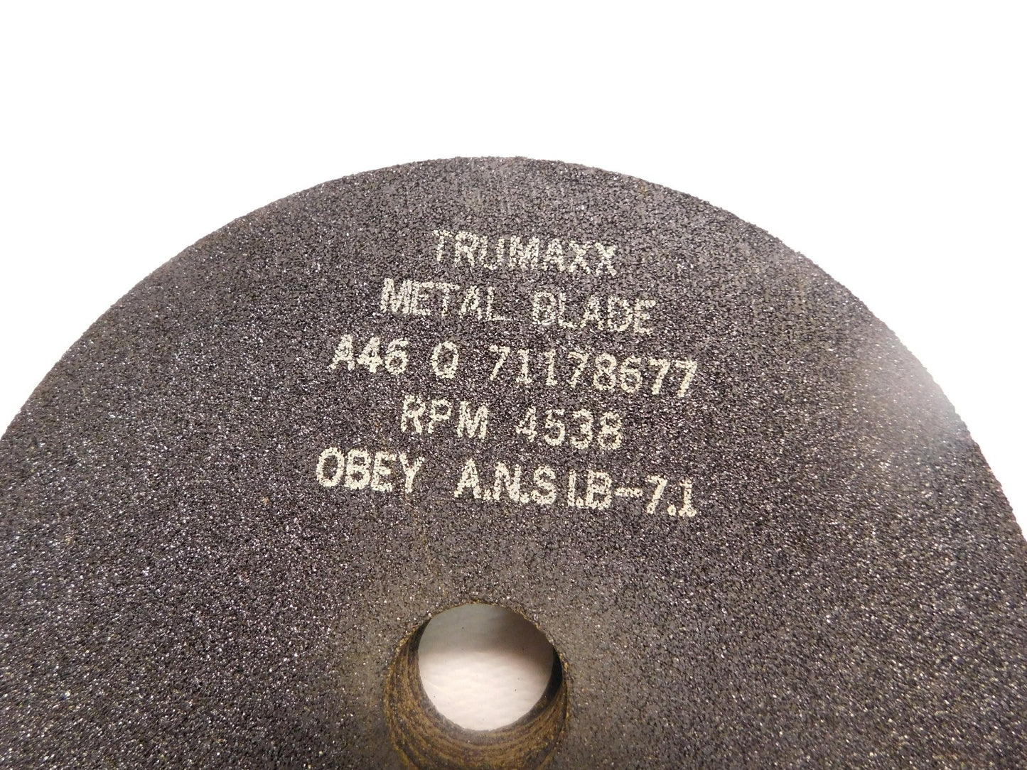 Tru-Maxx Aluminum Oxide Cutoff Wheel 8" Dia 46 Grit 4,538 RPM Qty 10 711786