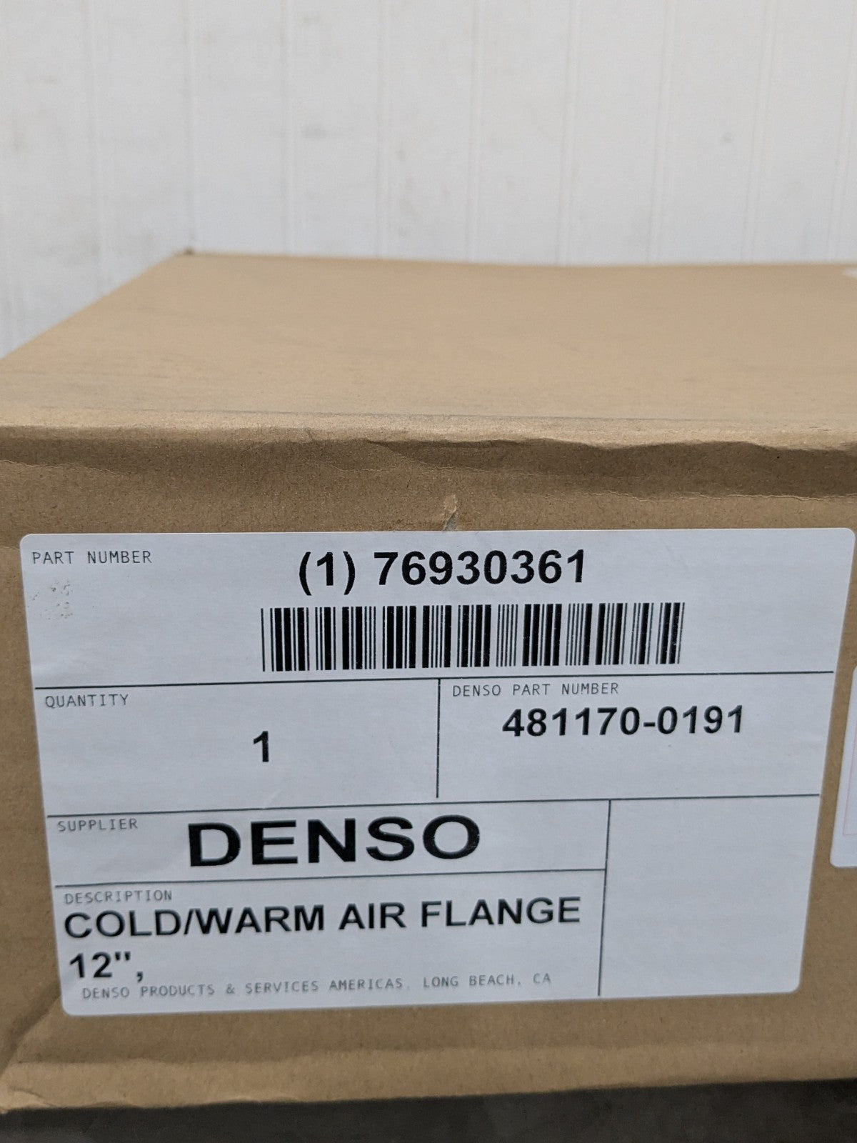 Denso Air Conditioner 12" Flange for Classic 10, 18, 40, 60, Classic Plus 14, 26