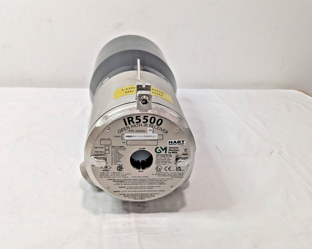 GENERAL MONITORS MSA IR5500 Open Path Infrared Gas Detector 329001-12