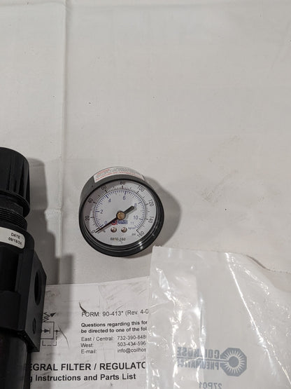 Coilhose Pneumatics 1/2F/R Combo With Gauge 27FC4-G