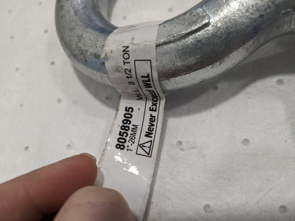 Peerless Screw Pin Anchor Shackle 1 11/16 in Opening 17,000 lb Load 8058905