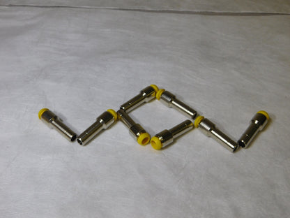 Parker Prestolok Brass Fitting TRPB 10mmx8mm Tube End Reducer Qty-8 TRPB10-8