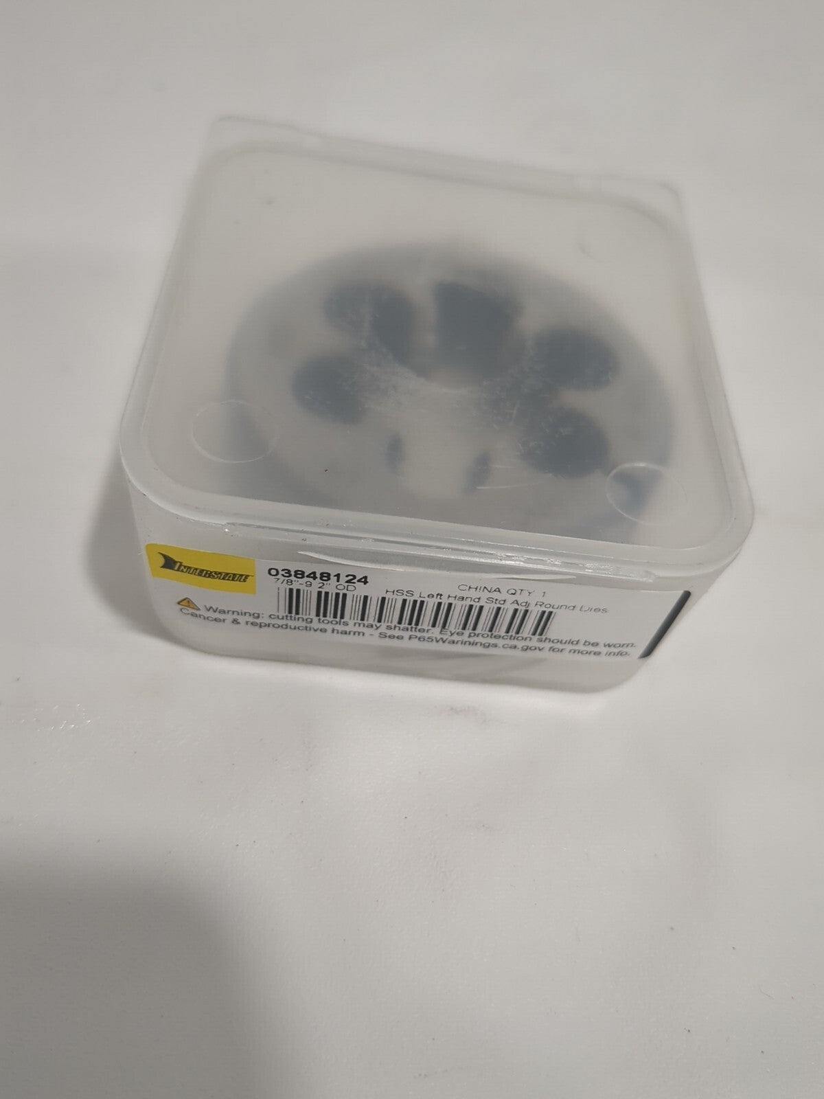 Round Die: 7/8-9, 2" OD, High Speed Steel 314-4374