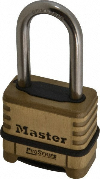 Master Lock Combination Lock 2" H 2-1/4" W 1175LHSS