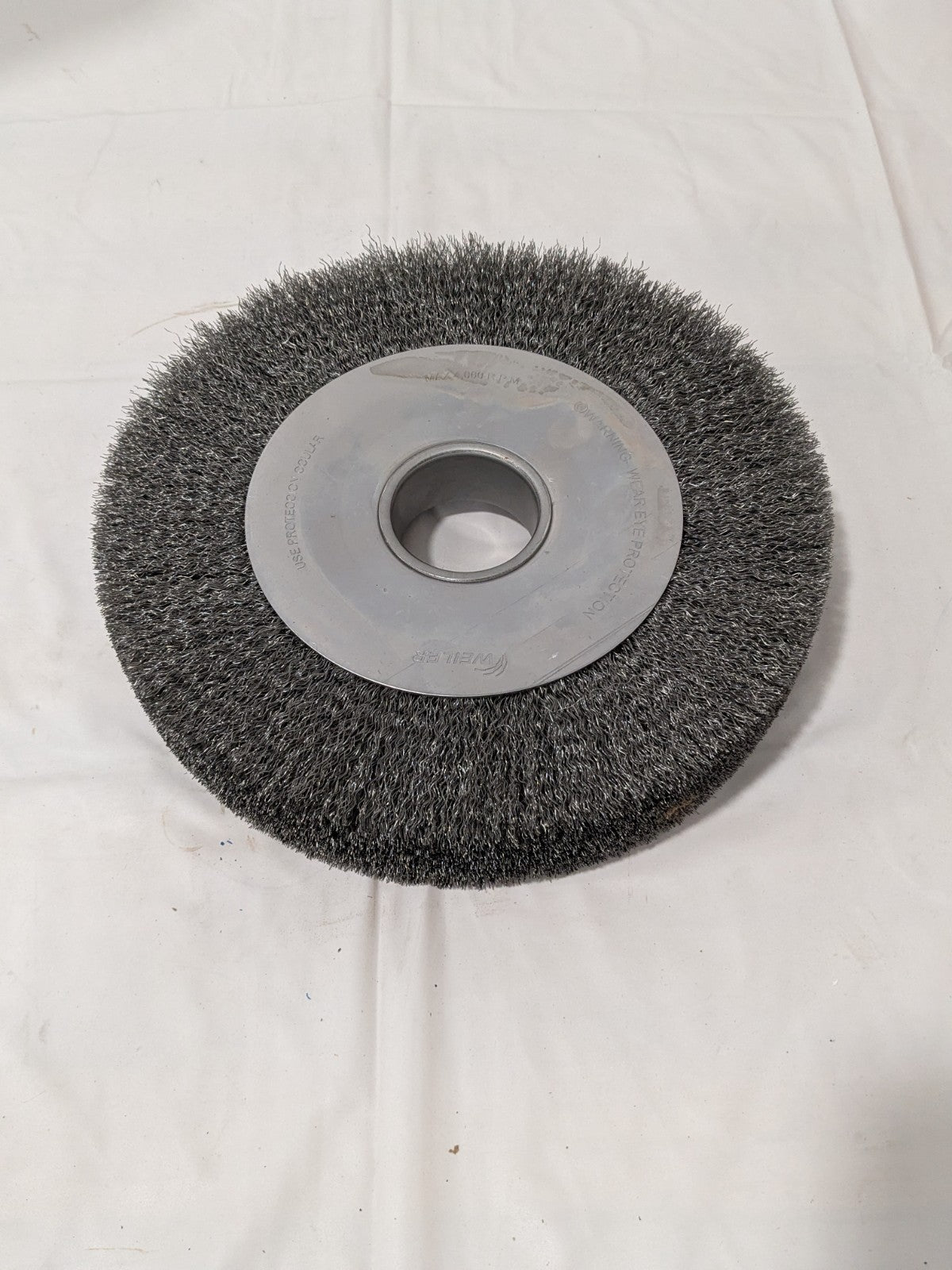Weiler Wheel Brush: 10" Wheel Dia, 2" Face Width, 2" Hole 03210
