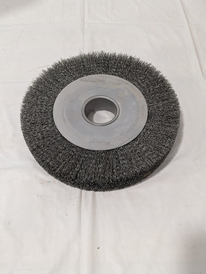 Weiler Wheel Brush: 10" Wheel Dia, 2" Face Width, 2" Hole 03210