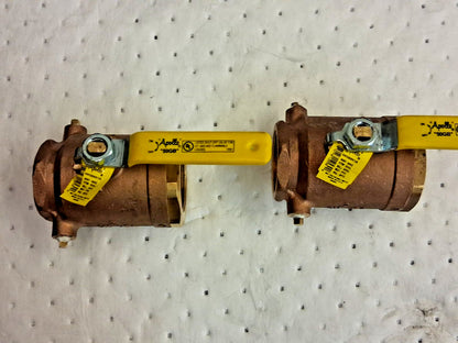 Apollo Bronze Full Port Ball Valves  2" Pipe QTY2 50GB801A