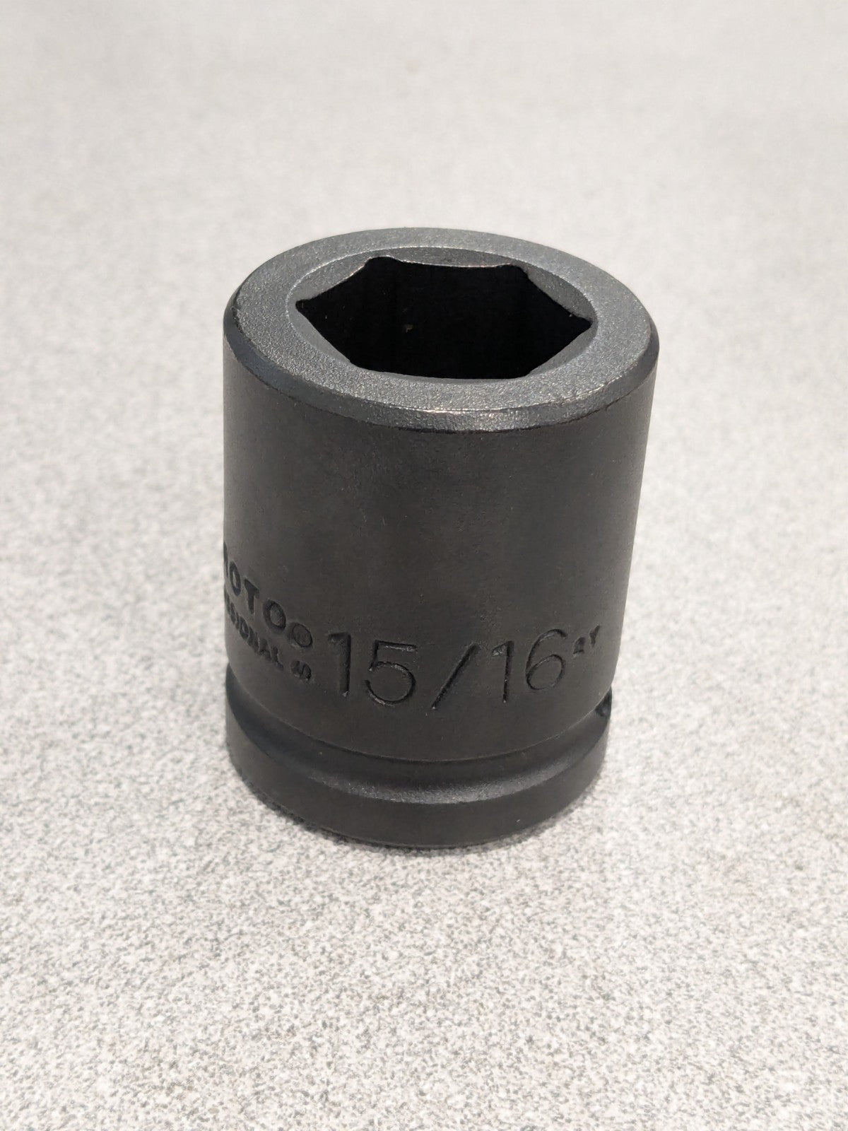 Proto Impact Socket: 3/4" Drive, 15/16" Socket, Hex Drive J07515