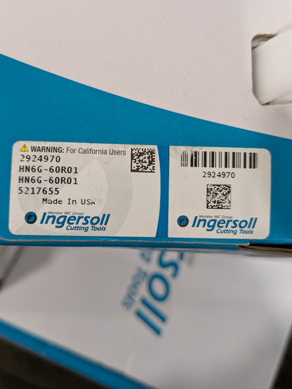 Ingersoll 6" Cut Diam. Indexable Chamfer & Angle Face Mill 2924970