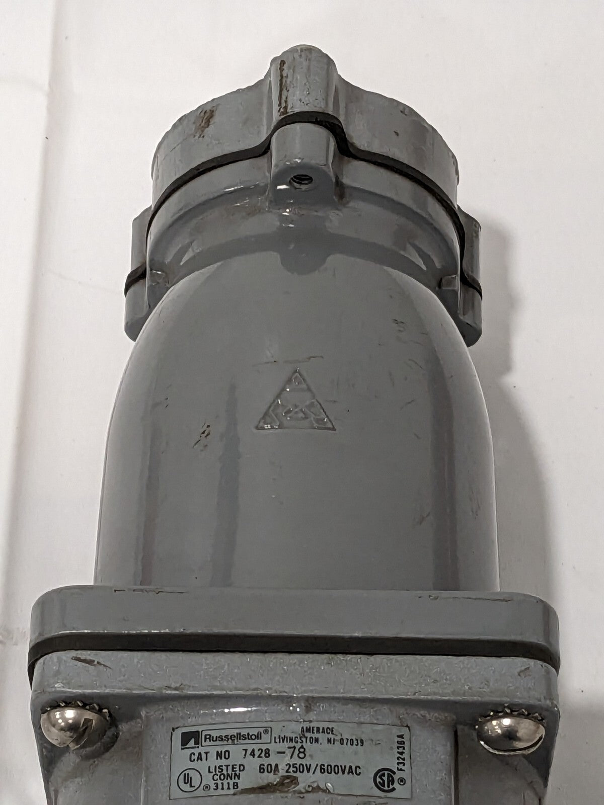 Russellstoll Pin and Sleeve Connector 7428-78 USED