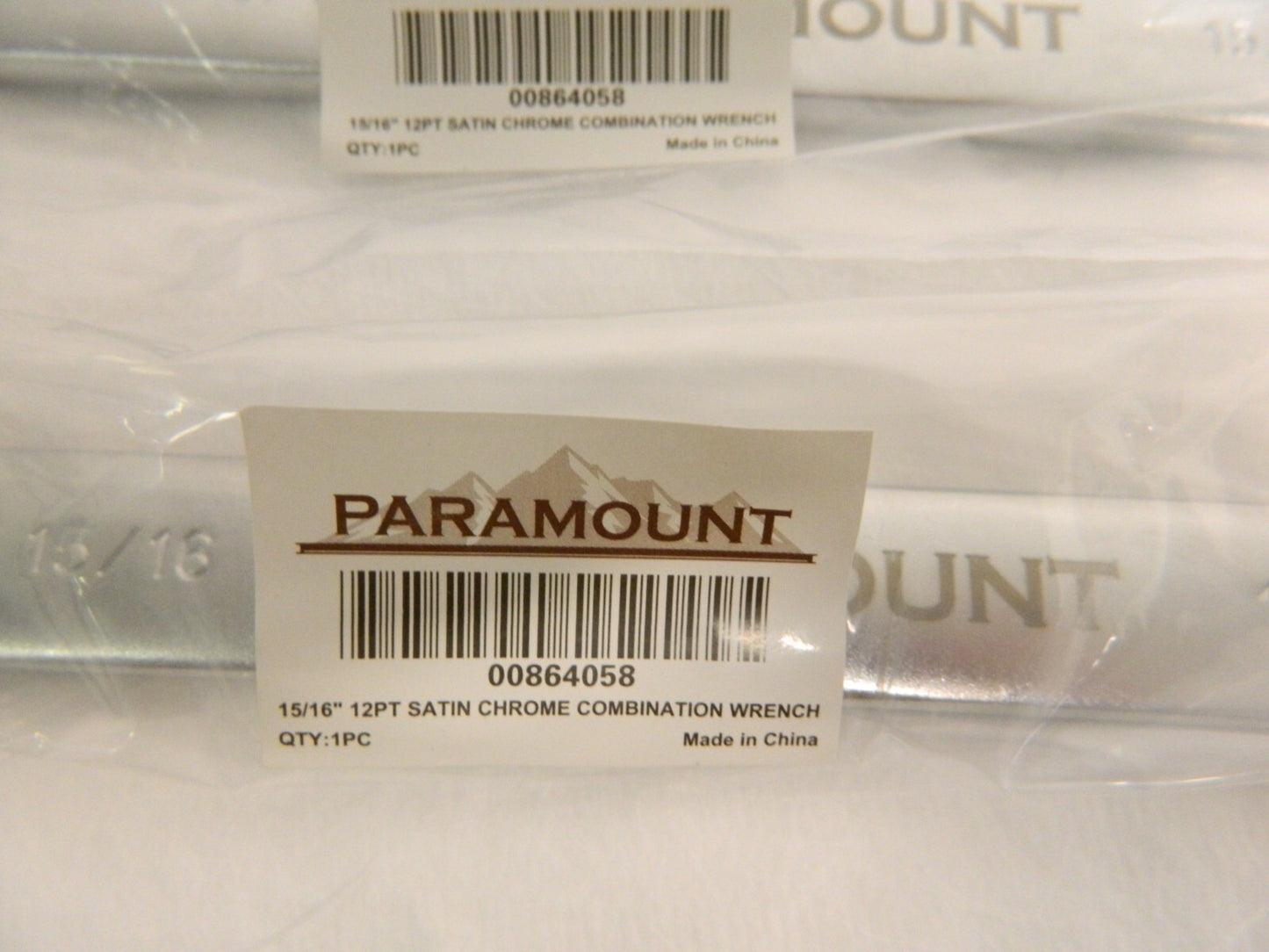 Paramount 15/16" 12 Point Combination Wrench 12-1/2" OAL Box of 5 00864058
