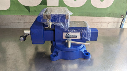 GIBRALTAR Bench & Pipe Combo Vise 5.5 Width 6 Opening 1/8 to 3 Pipe Cap
