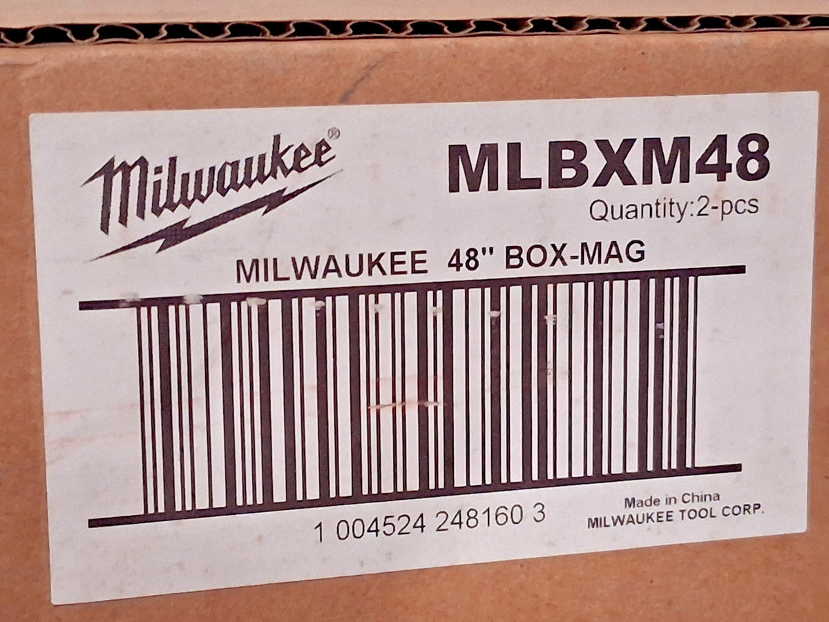 Milwaukee Tool Magnetic 48" Long 3 Vial Box Beam Level MLBXM48