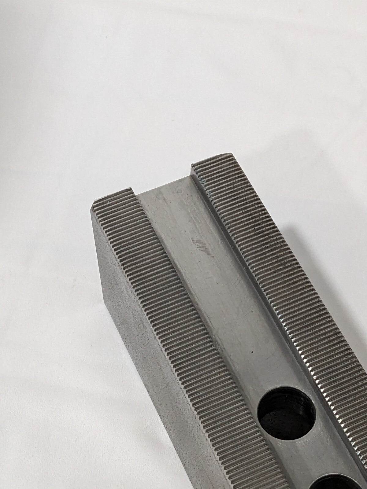 Dillon Soft Lathe Chuck Jaw: Serrated 2" OAW, 2.5" OAH, 5-1/2" OAL KW12B-5.5L