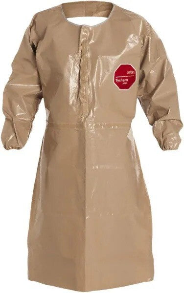 Dupont  Size M Chemical Resistant Coat Apron QTY 6 C3275TTNMD00060