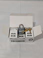 Master Lock Padlock: Laminated Steel, Keyed Different, 1-9/16" Wide Box of