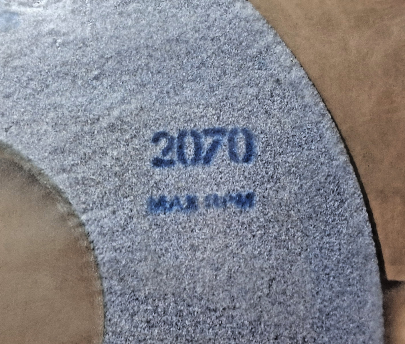 Norton Aluminum Oxide Grinding Wheel 6" Dia 46 Grit Type 6  66252838458