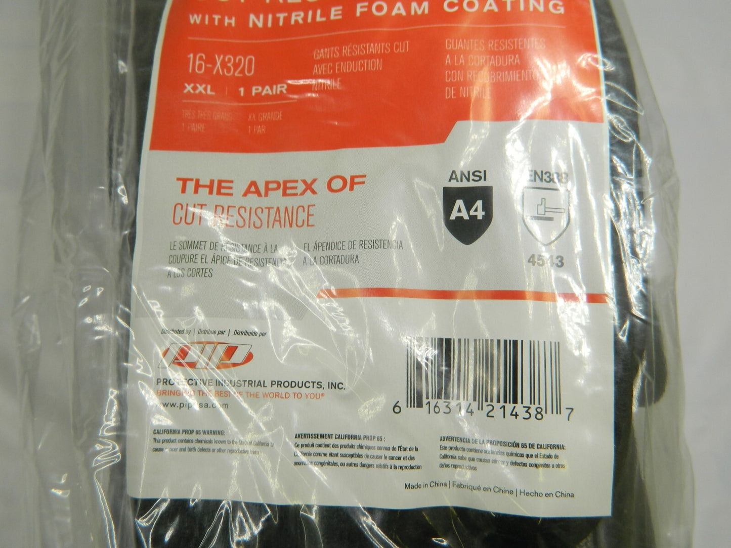 PIP G-Tek PolyKor Xrystal Seamless Knit PolyKo Seamless Glove Qty 12 16-X320/XXL