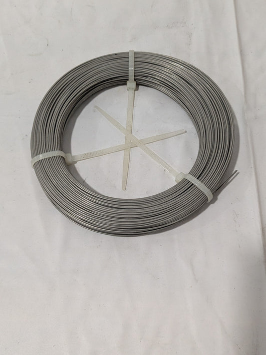 TBI Music Wire Coil: 302 & 304 Stainless Steel, 0.041" Dia, 223' Long M-SMW-41