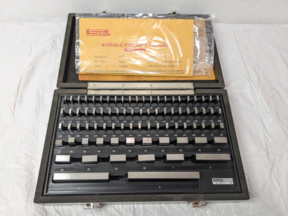 SPI 81 Piece Gage Block Set 0.05 to 4'' Range Economy Grade 30-912-0