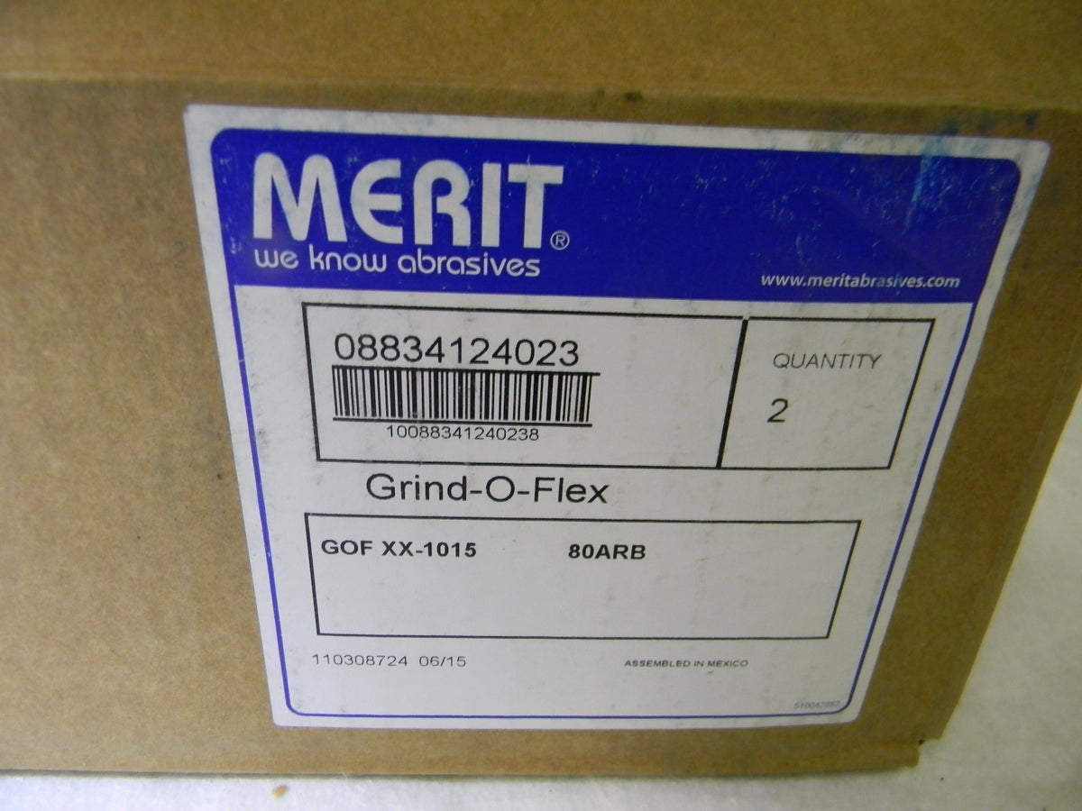 Merit Grind-O-Flex Flap Wheel10"x1.5"x1.75" 80 Grit 4000 RPM Qty-