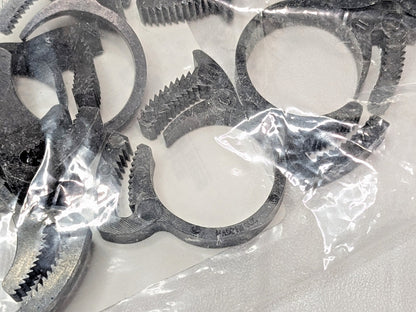 PACK OF 10 NewAge Kwik Clamp Nylon Double Bond Hose Clamps 3/4"NOM 5700765