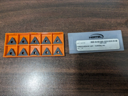 Hertel Carbide Turning Inserts TNMA332EN HC320T Qty 10 1001668
