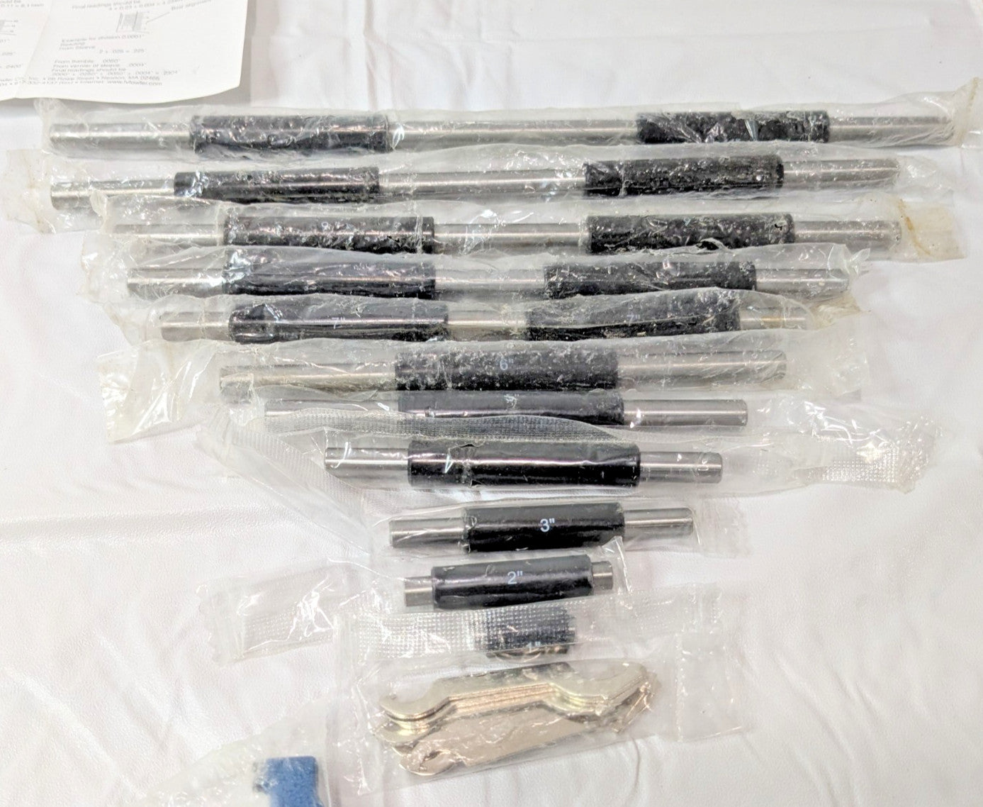 Fowler 9 Piece Outside Micrometer Set 0 - 12" Range 52-215-012-1 PARTS/REPAIR