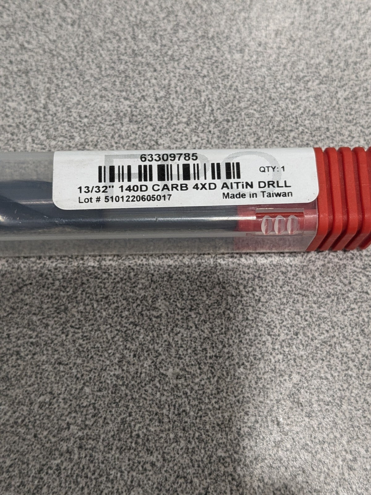 ACCUPRO Jobber Length Drill Bit: 13/32" Dia, 140 °, Solid Carbide 63309785